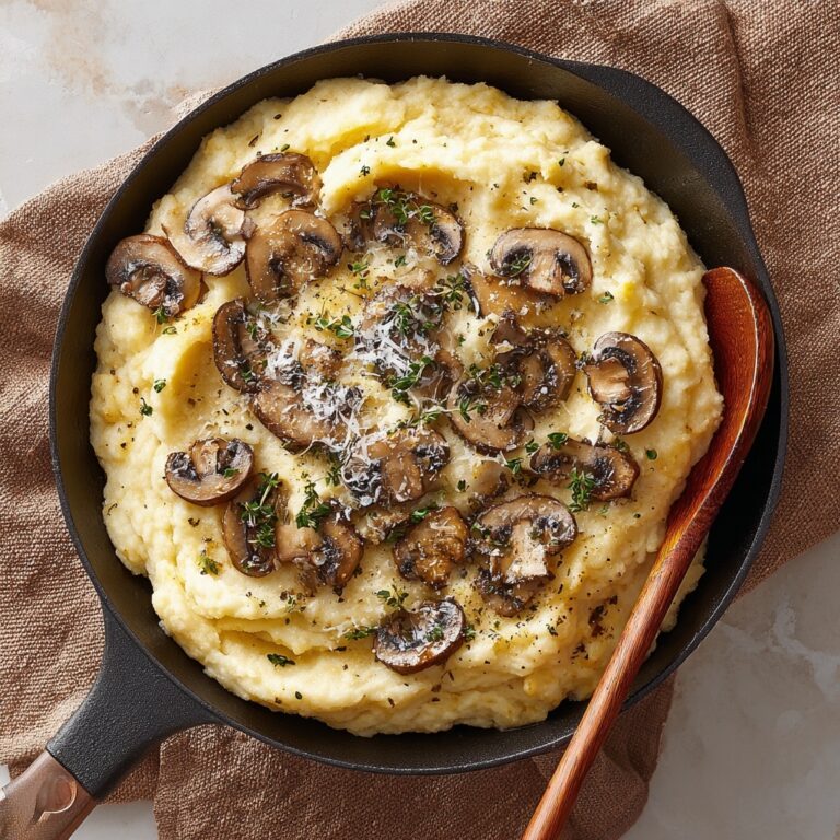 Creamy Mushroom Mashed Potatoes Recipe