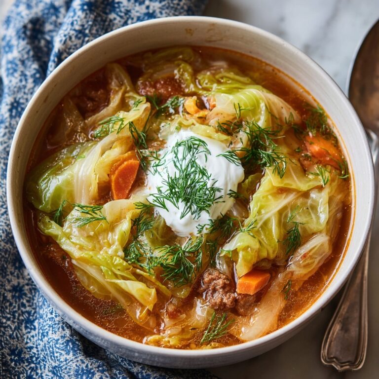 Unstuffed Cabbage Roll Soup Recipe