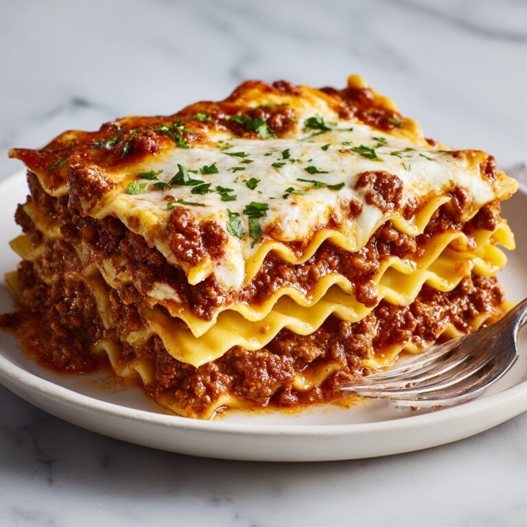 Easy Meat Lasagna Recipe