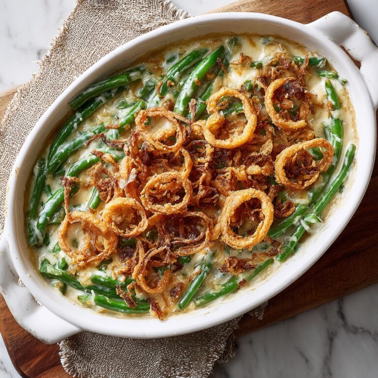Creamy Alfredo Green Bean Bake: Easy Twist on a Classic Recipe