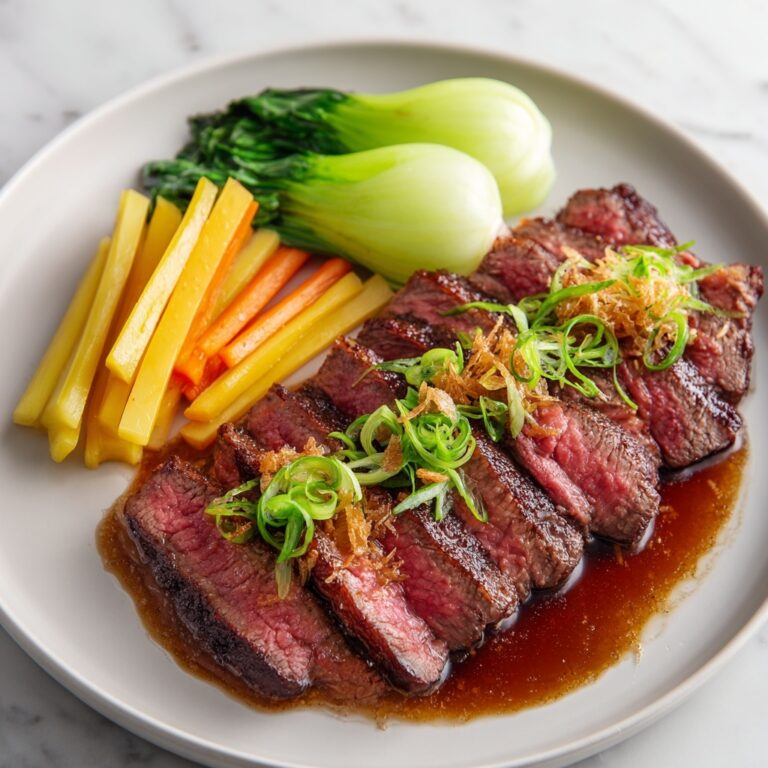 Wafu Roast Beef with Dashi-Soy Sauce and Daikon Recipe