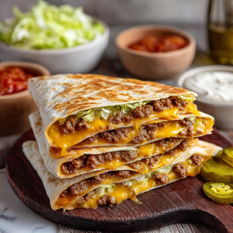 Big Mac Quesadillas Recipe