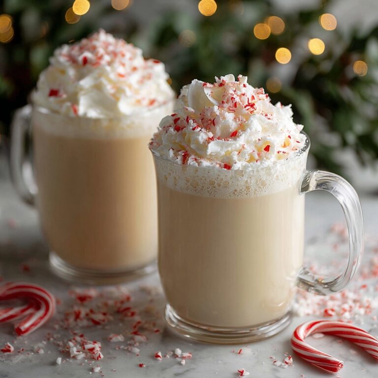 Peppermint White Hot Chocolate Recipe