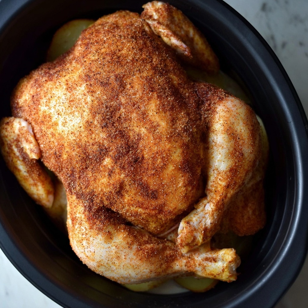 Crockpot Rotisserie Chicken Recipe - Recipe Image