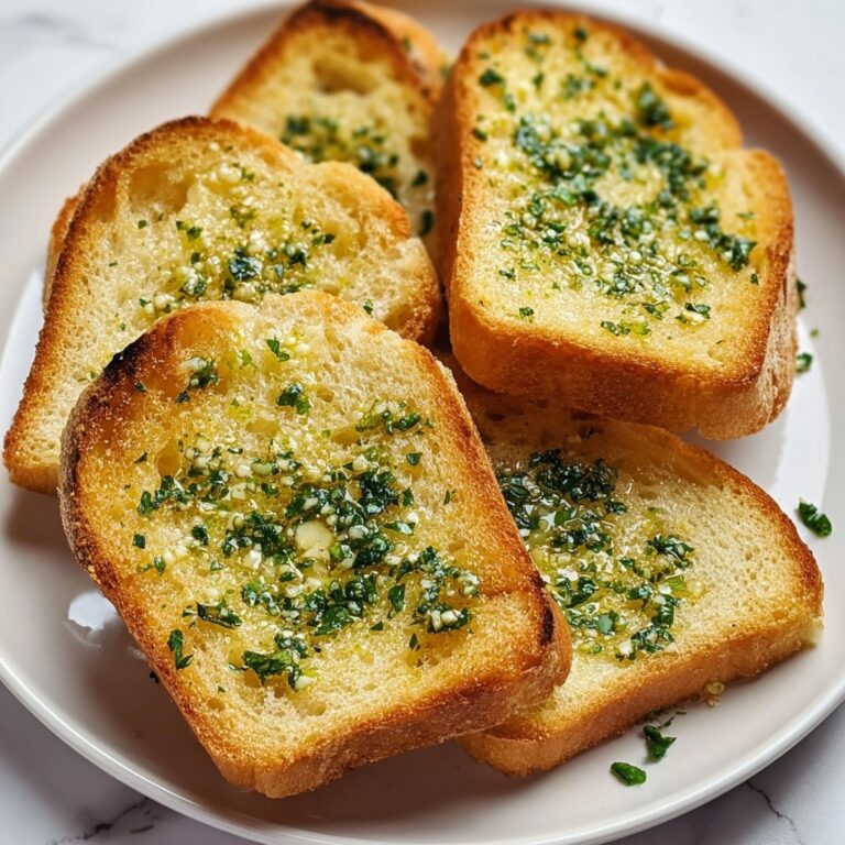Homemade Garlic Bread with Parmesan Recipe