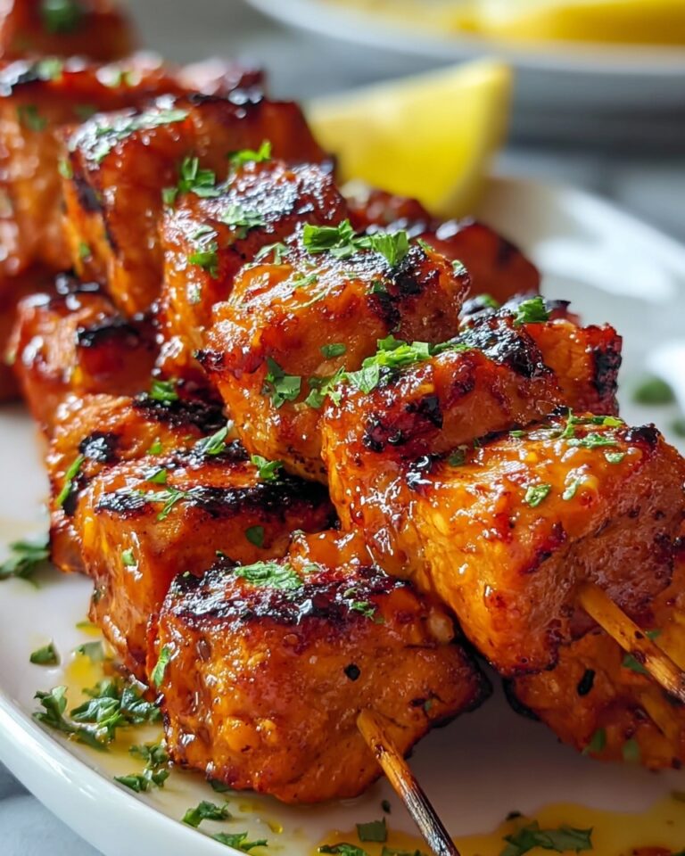 Pineapple BBQ Chicken Skewers Recipe
