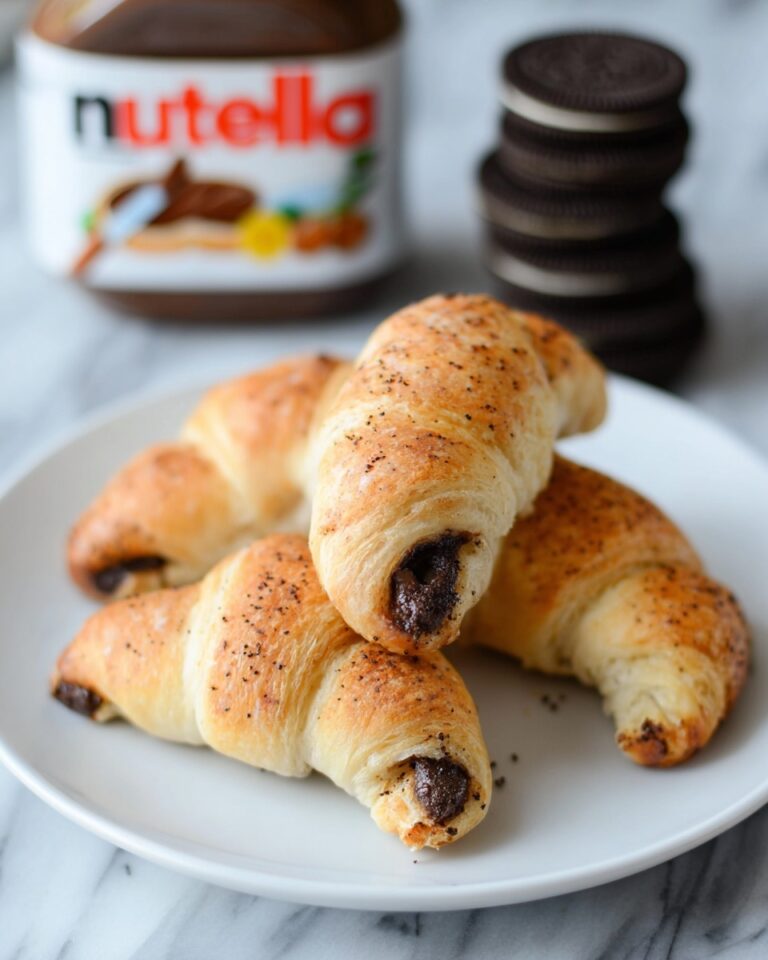 Oreo and Nutella Stuffed Crescent Rolls Recipe