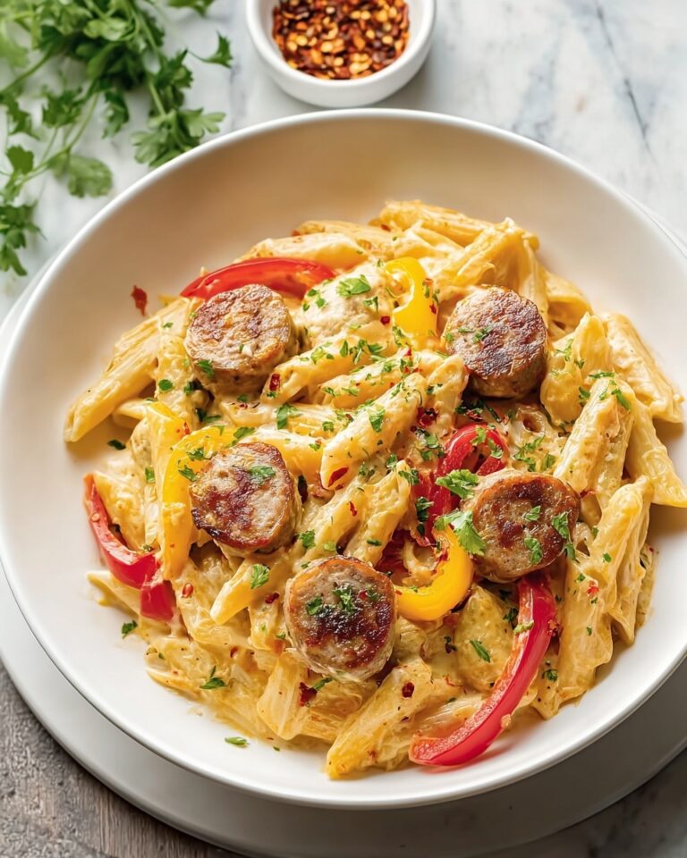 Creamy Cajun Sausage Pasta Recipe