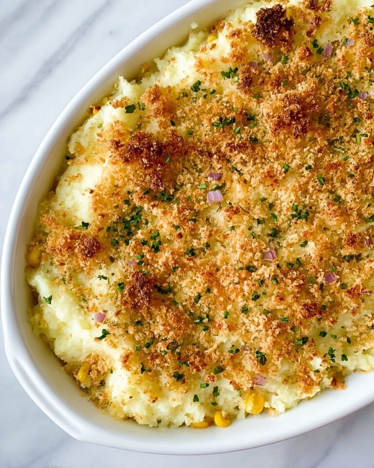 Savory Stuffing-Topped Mashed Potatoes Recipe