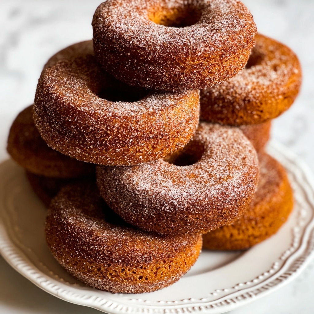 Baked Spiced Pumpkin Donuts Recipe - Recipe Image