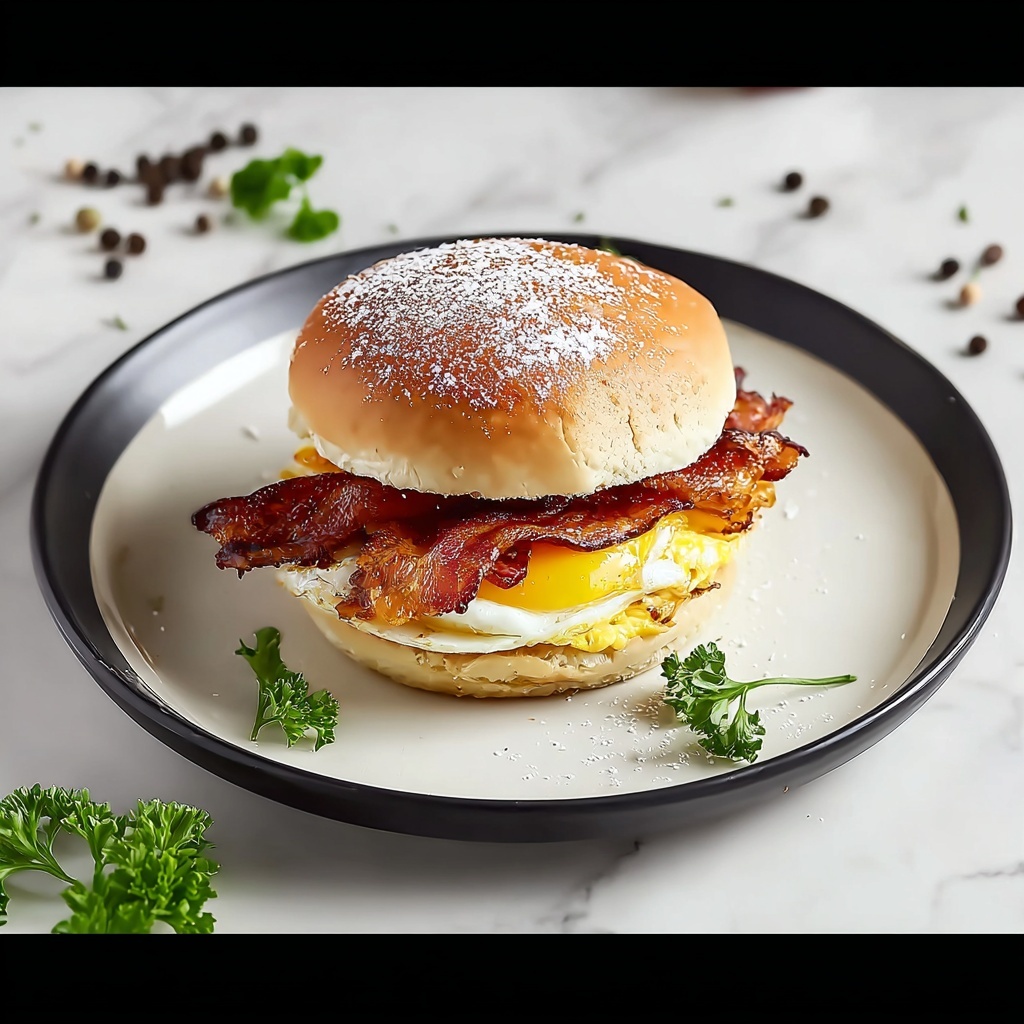Bacon Gouda Starbucks Breakfast Sandwich Recipe - Recipe Image