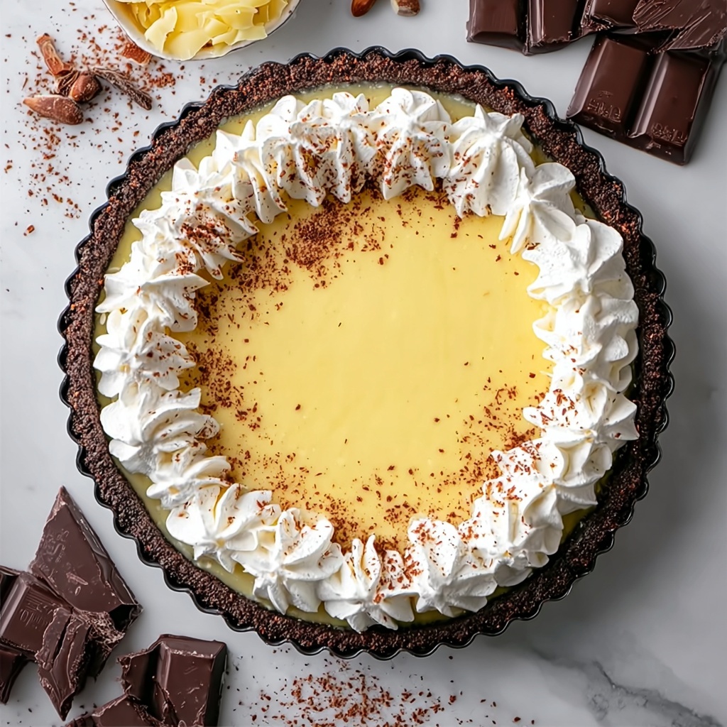 Boston Chocolate Cream Pie Cheesecake Recipe - Recipe Image