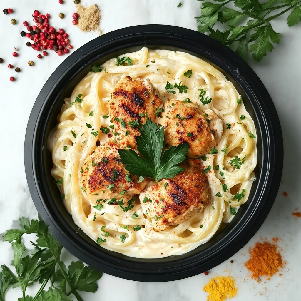 One Pot Cajun Chicken Alfredo Recipe - Recipe Image