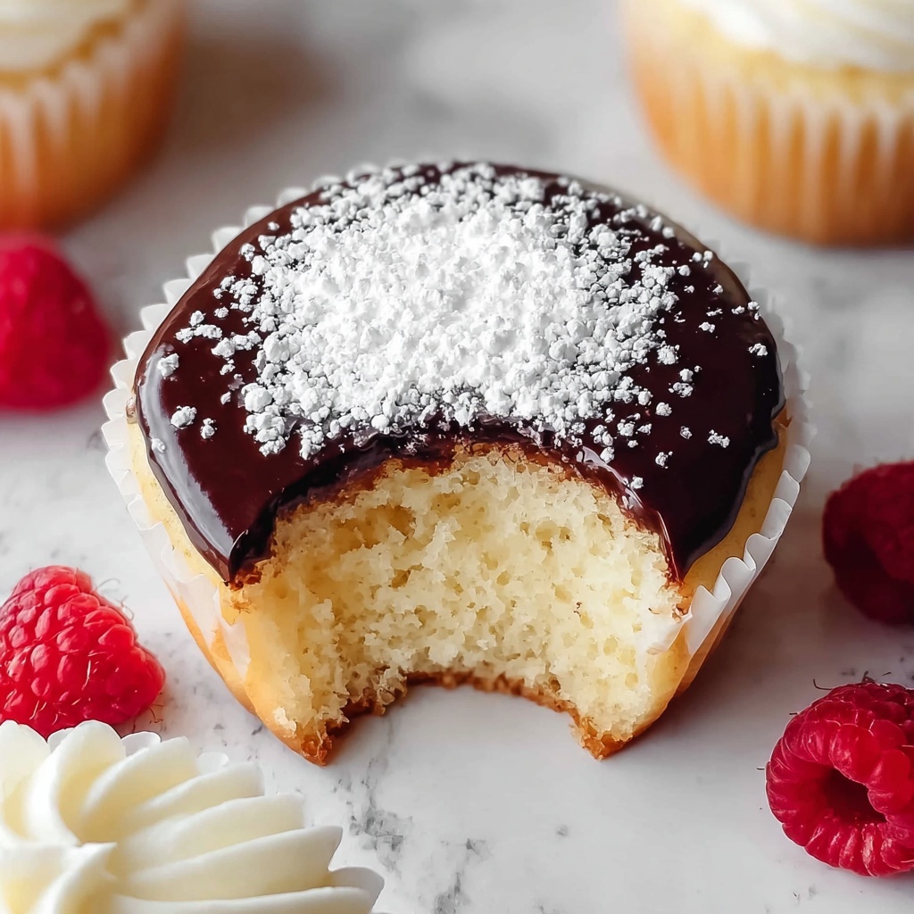 Boston Cream Cupcakes Recipe - Recipe Image