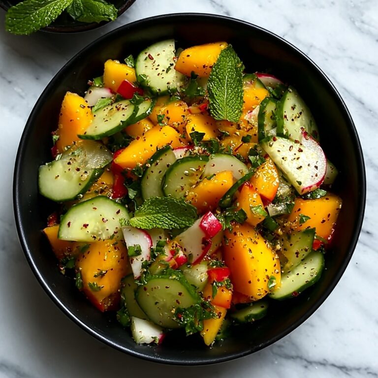 Refreshing Mango Cucumber Salad Recipe