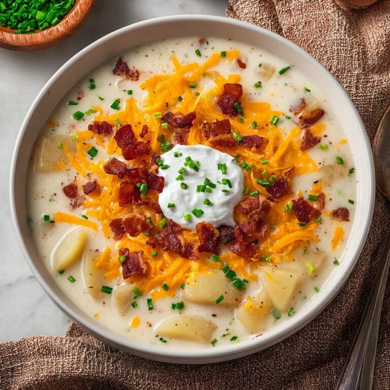 Rich Creamy Baked Potato Soup Recipe