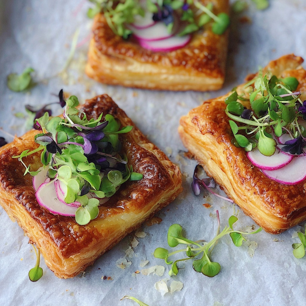 Radish Puff Appetizer Recipe - Recipe Image