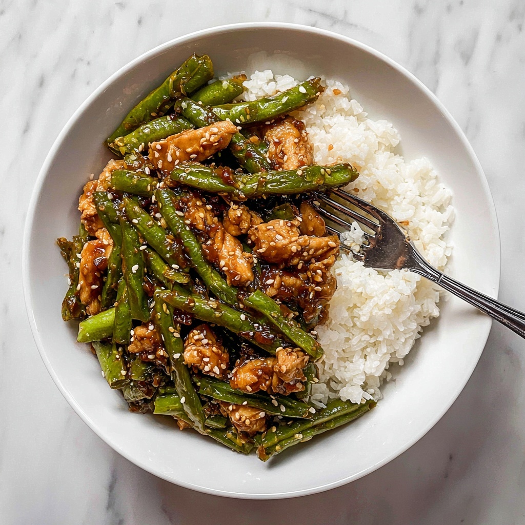 Chicken & Green Bean Stir Fry Recipe - Recipe Image