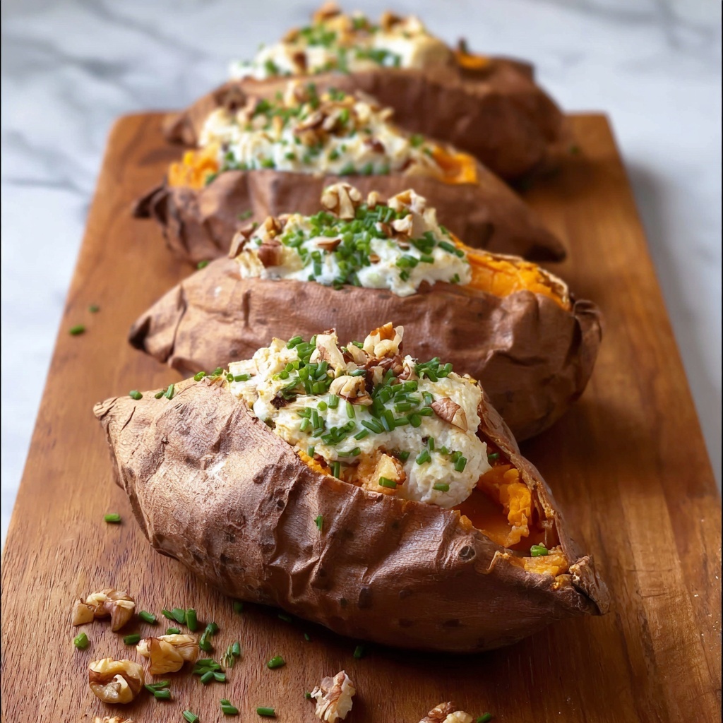Smoked Sweet Potatoes with Maple Bourbon Butter Recipe - Recipe Image