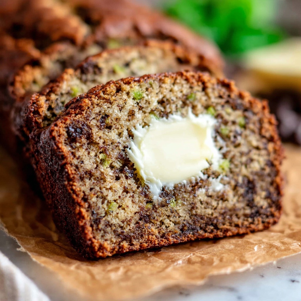 Best Zucchini Bread with Chocolate Chips and Toasted Walnuts Recipe - Recipe Image