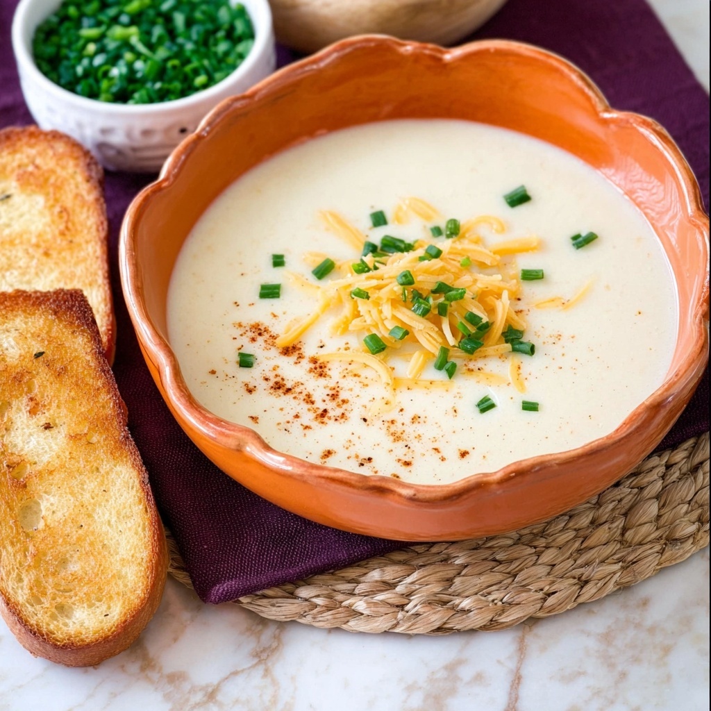 Easy Cheddar Cauliflower Soup Recipe - Recipe Image