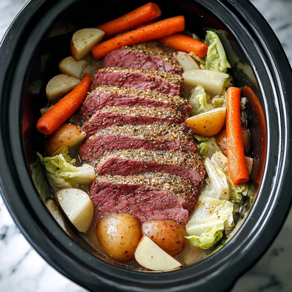 Crockpot Corned Beef and Cabbage Recipe - Recipe Image