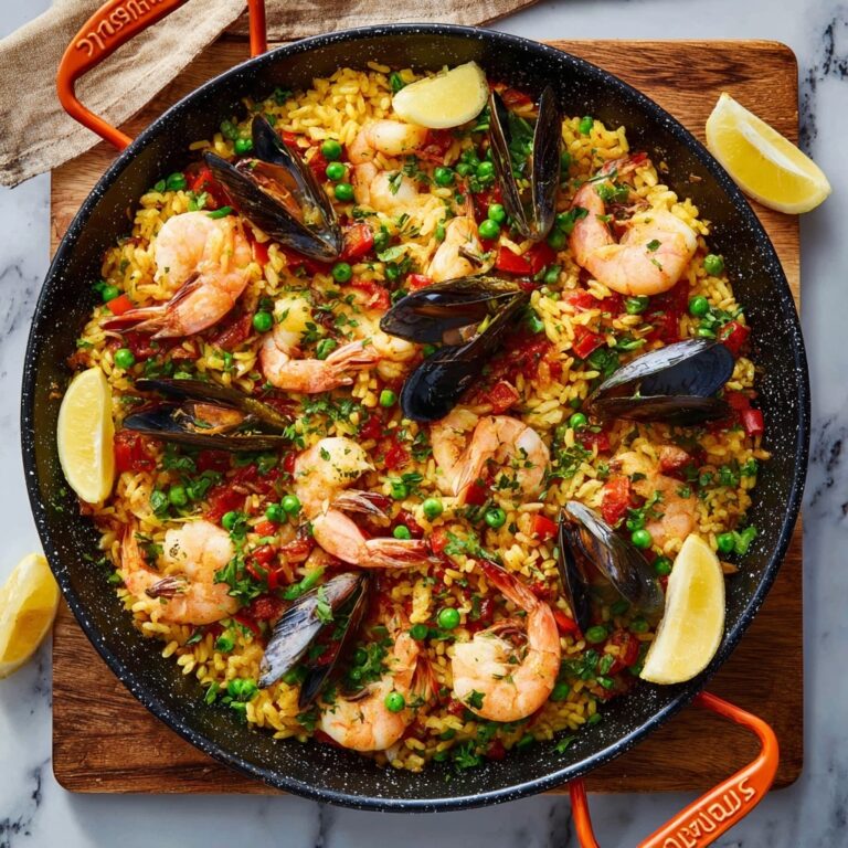 Classic Seafood Chicken Paella Recipe