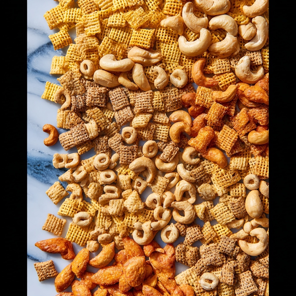 Savory Honey Nut Chex Mix Recipe - Recipe Image