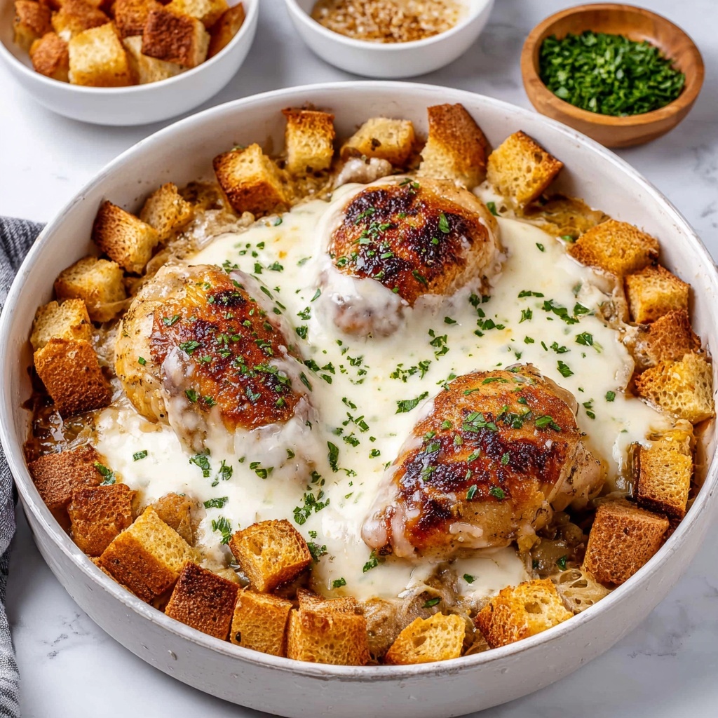 French Onion Chicken Skillet Recipe - Recipe Image