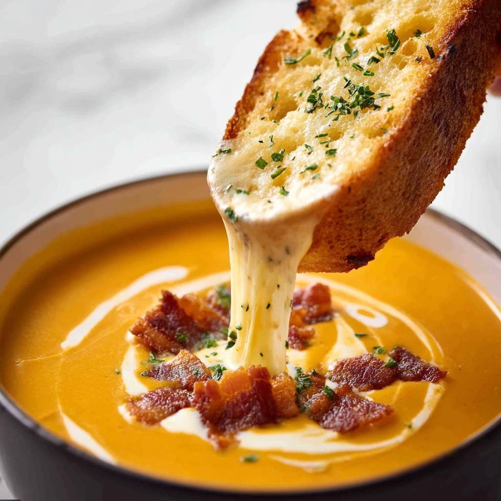 Creamy Carrot Soup with Bacon and Fresh Herbs Recipe - Recipe Image