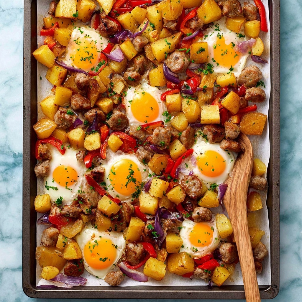 Baked Sausage Breakfast Hash Recipe - Recipe Image