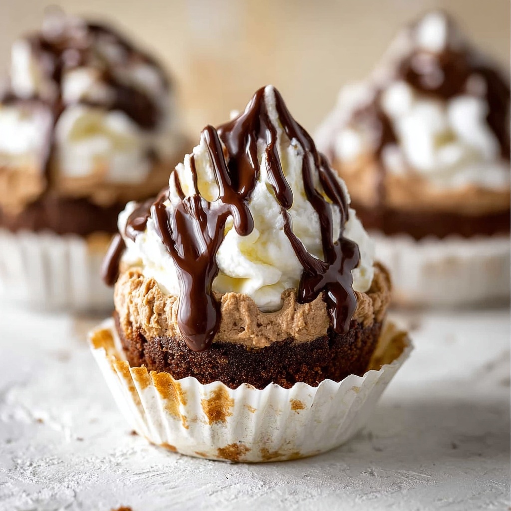 Mini No Bake Nutella Cheesecake Recipe - Recipe Image