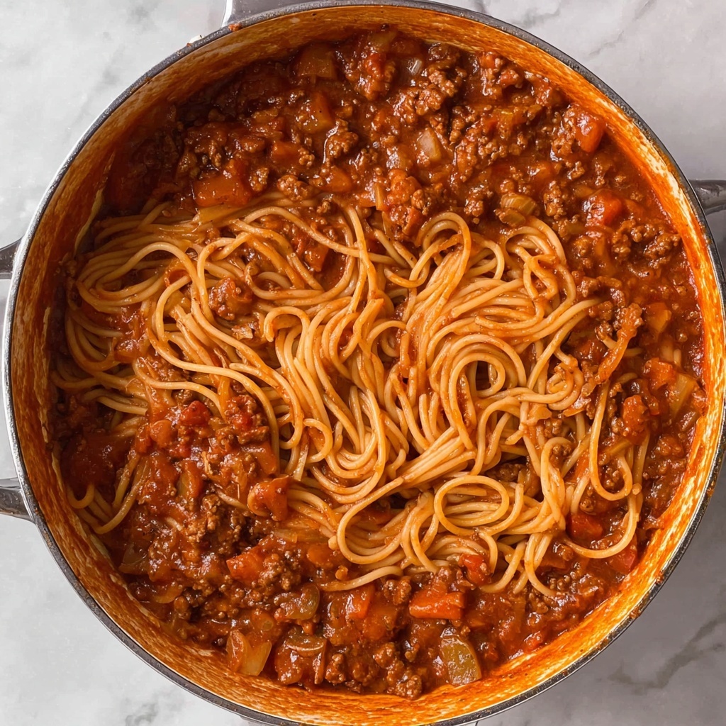 One Pot Pasta Bolognese Recipe - Recipe Image