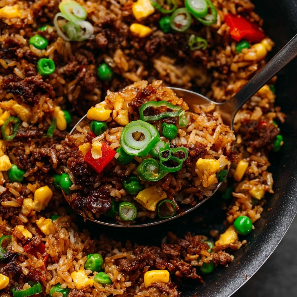 Beef Fried Rice Recipe - Recipe Image