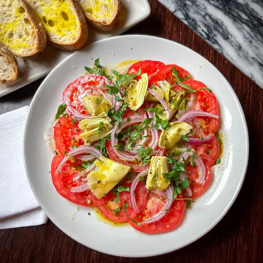 Tomato and Artichoke Salad with Capers Recipe - Recipe Image