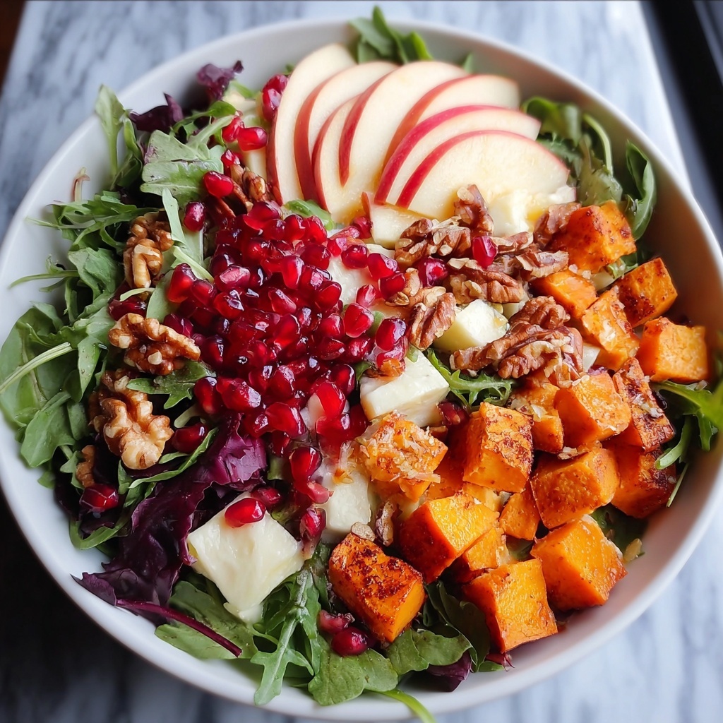Autumn Harvest Salad with Pomegranates Recipe - Recipe Image
