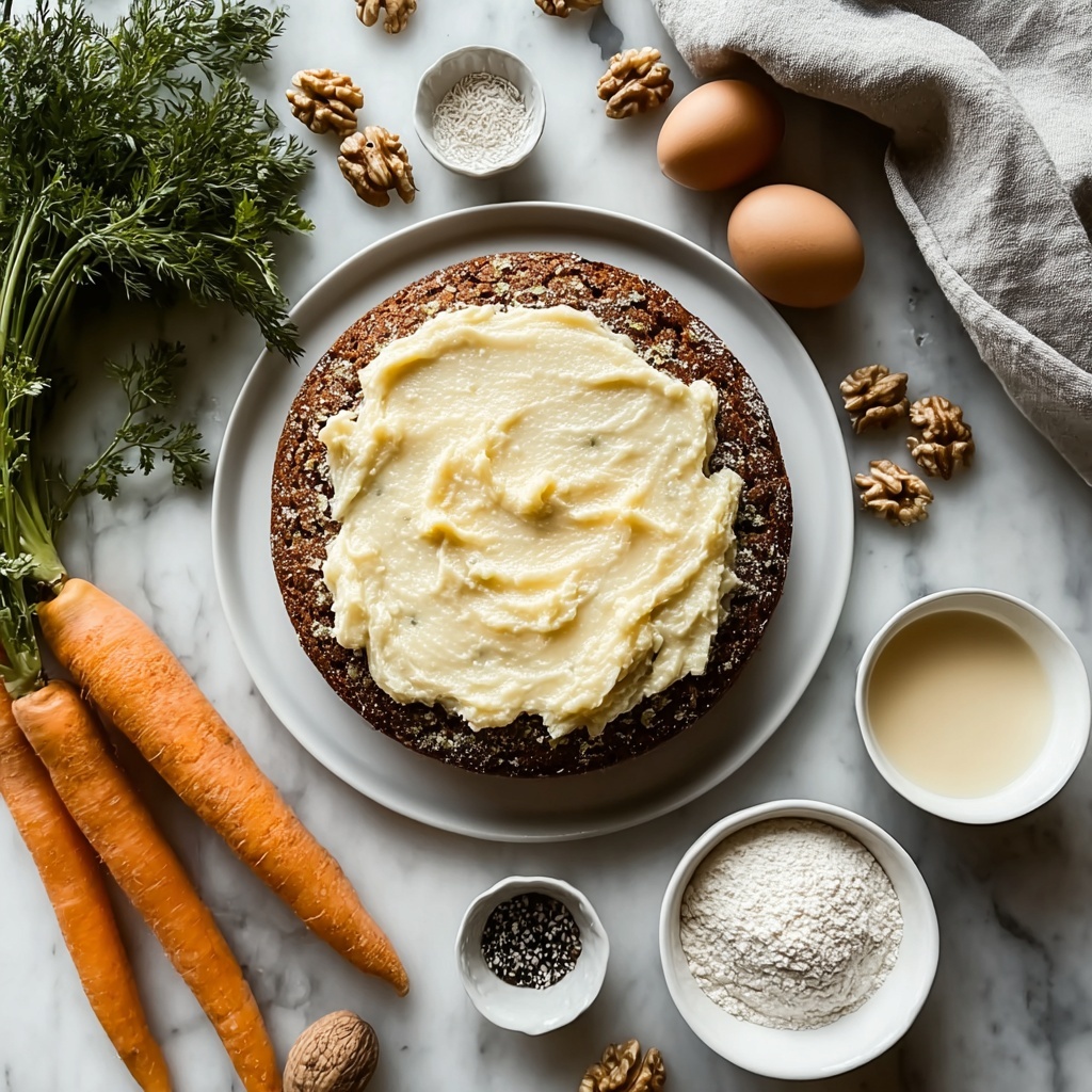 Moist Carrot Cake with Cream Cheese Frosting Recipe - Recipe Image
