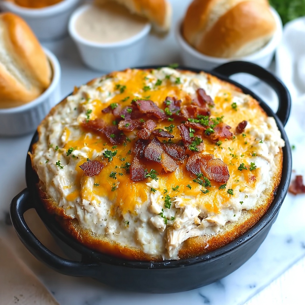 Cheesy Chicken Bacon Ranch Sandwich Recipe - Recipe Image