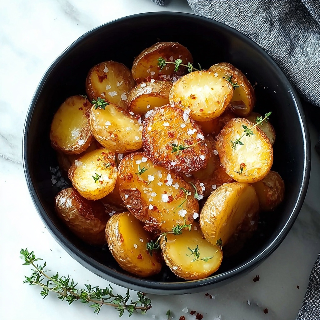 Sea Salt Herb-Roasted Crispy Chopped Potatoes Recipe - Recipe Image