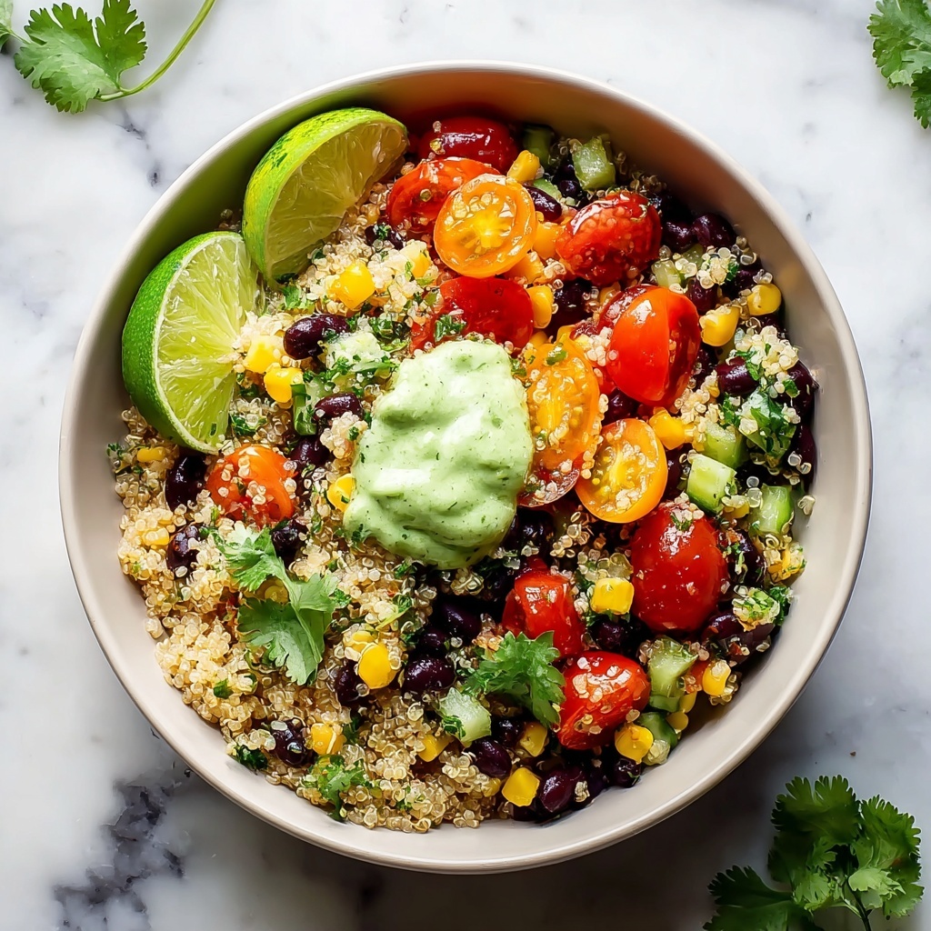 Southwest Quinoa Salad with Lime Vinaigrette Recipe - Recipe Image