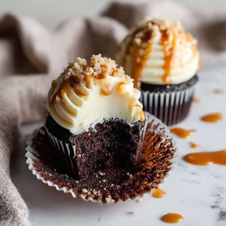 Salted Caramel Cream Cheese Cupcakes Recipe