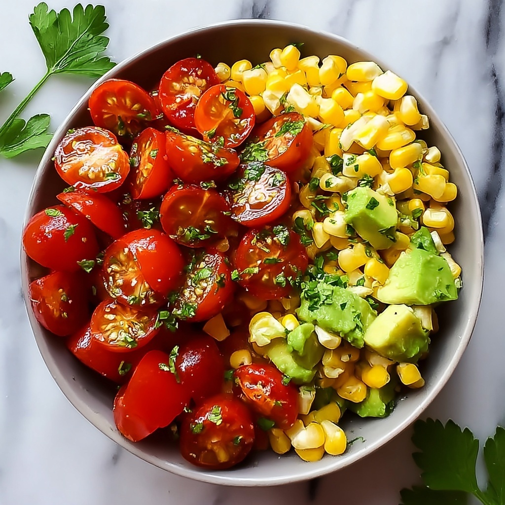 Corn Tomato Avocado Salad Recipe - Recipe Image