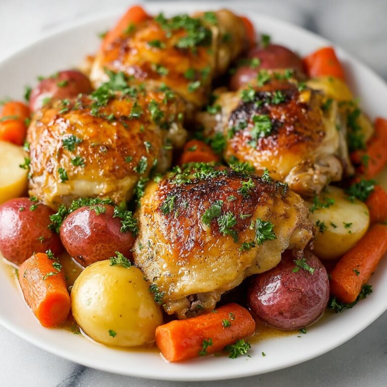 Slow Cooker Honey Garlic Chicken and Veggies Recipe