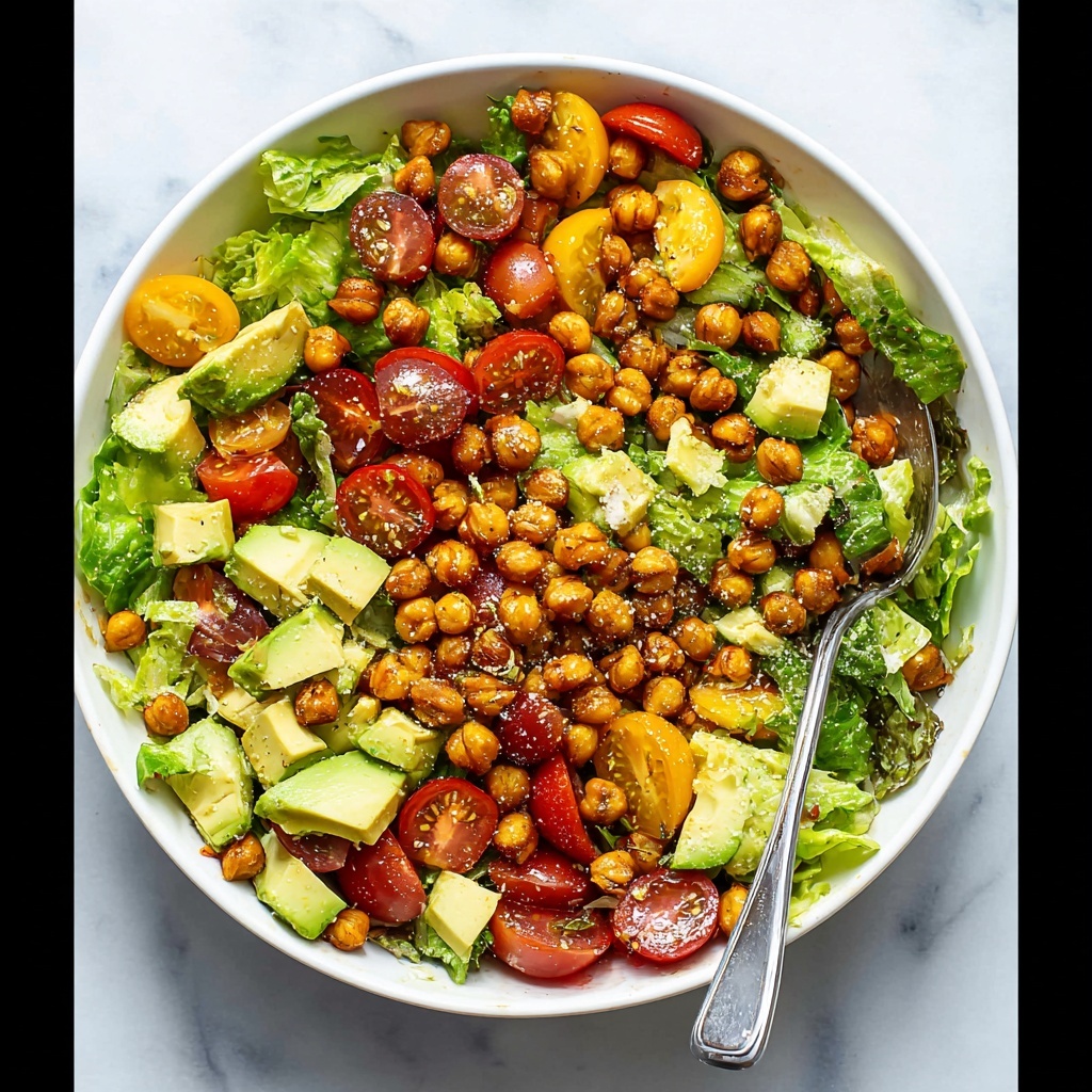 Spiced Roasted Chickpea Salad with Lemon Tahini Dressing Recipe - Recipe Image