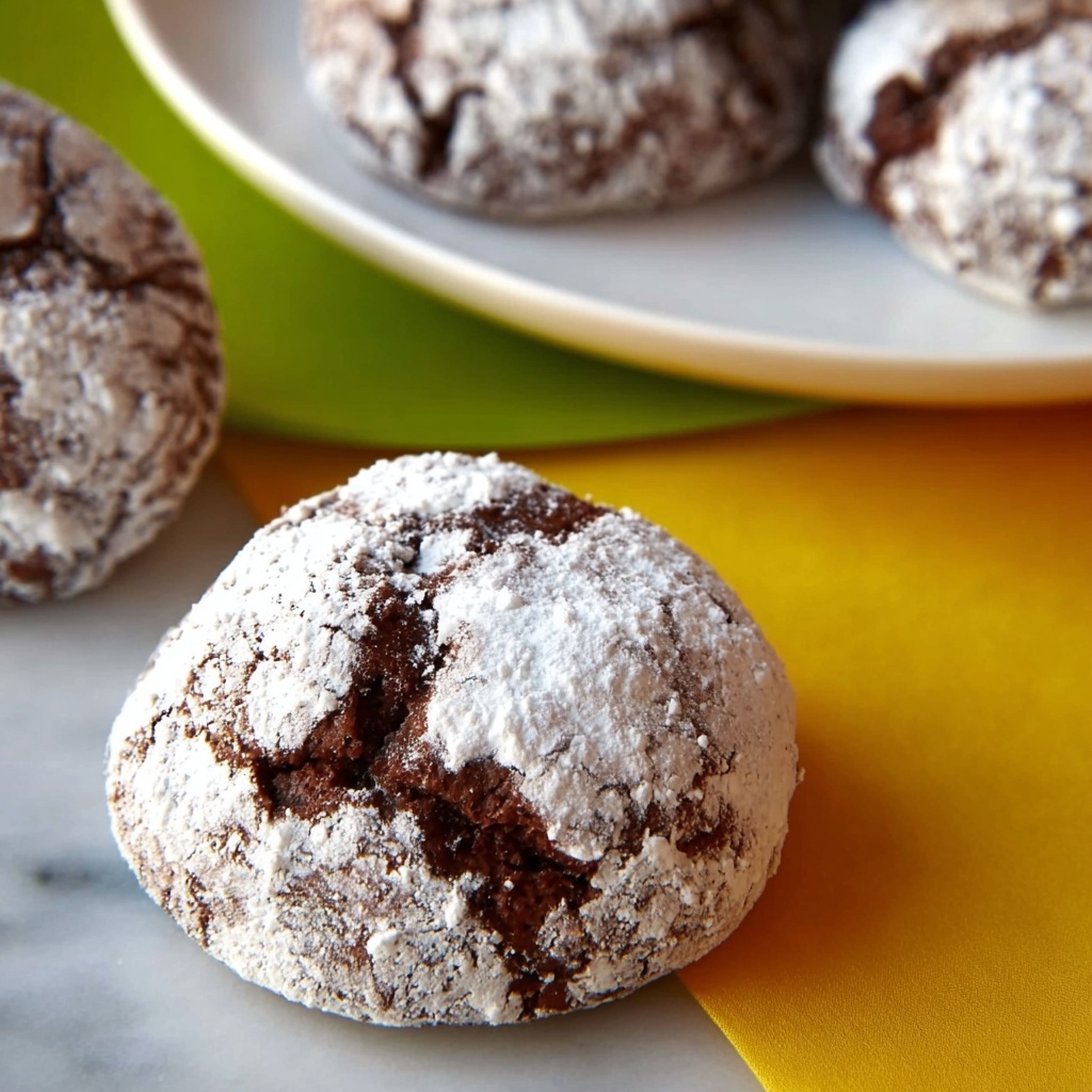 Deep Dark Chocolate Cookies {Gluten Free!} Recipe - Recipe Image