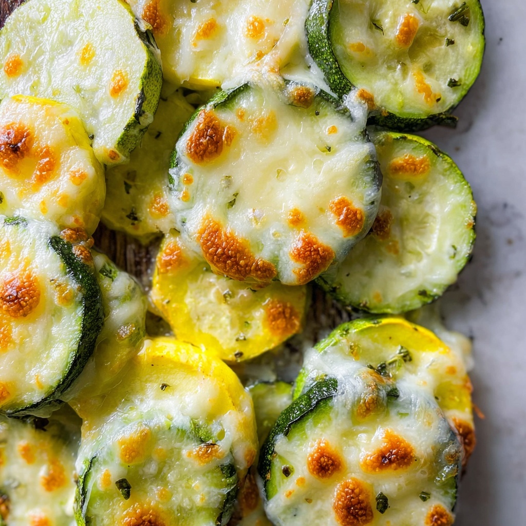 Parmesan Crusted Zucchini and Yellow Squash Recipe - Recipe Image