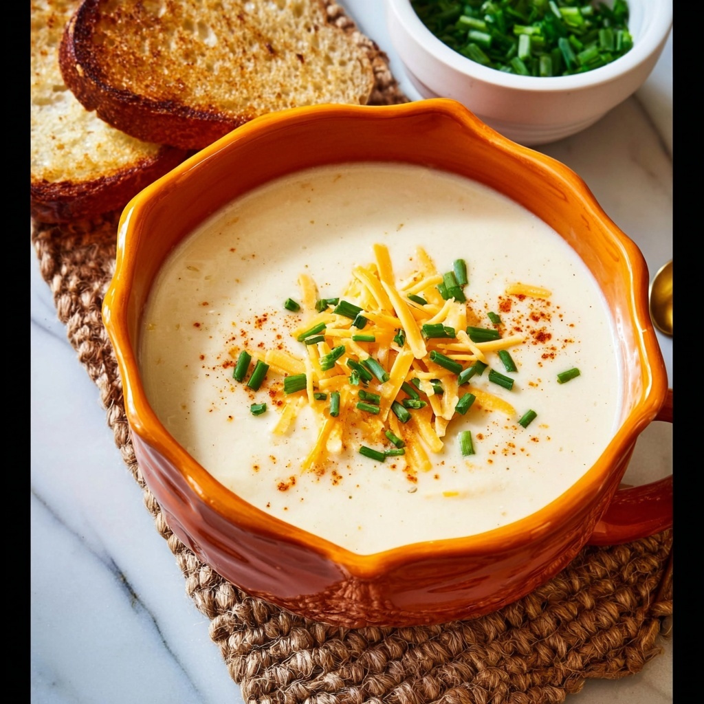 Easy Cheddar Cauliflower Soup Recipe - Recipe Image