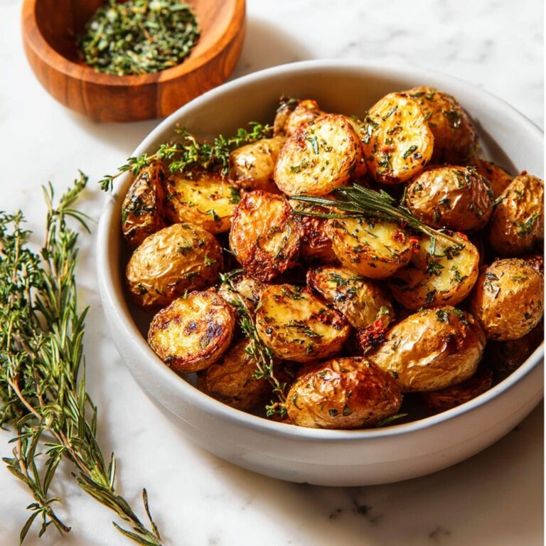 Roasted Baby Potatoes with Garlic and Fresh Herbs Recipe