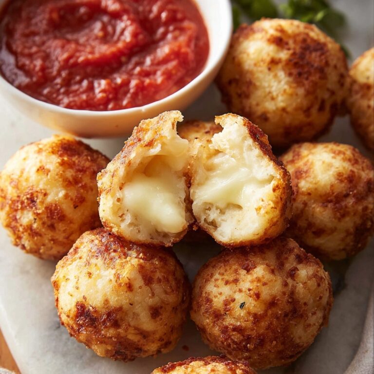 Baked Turkey Meatballs with Mozzarella Centers Recipe