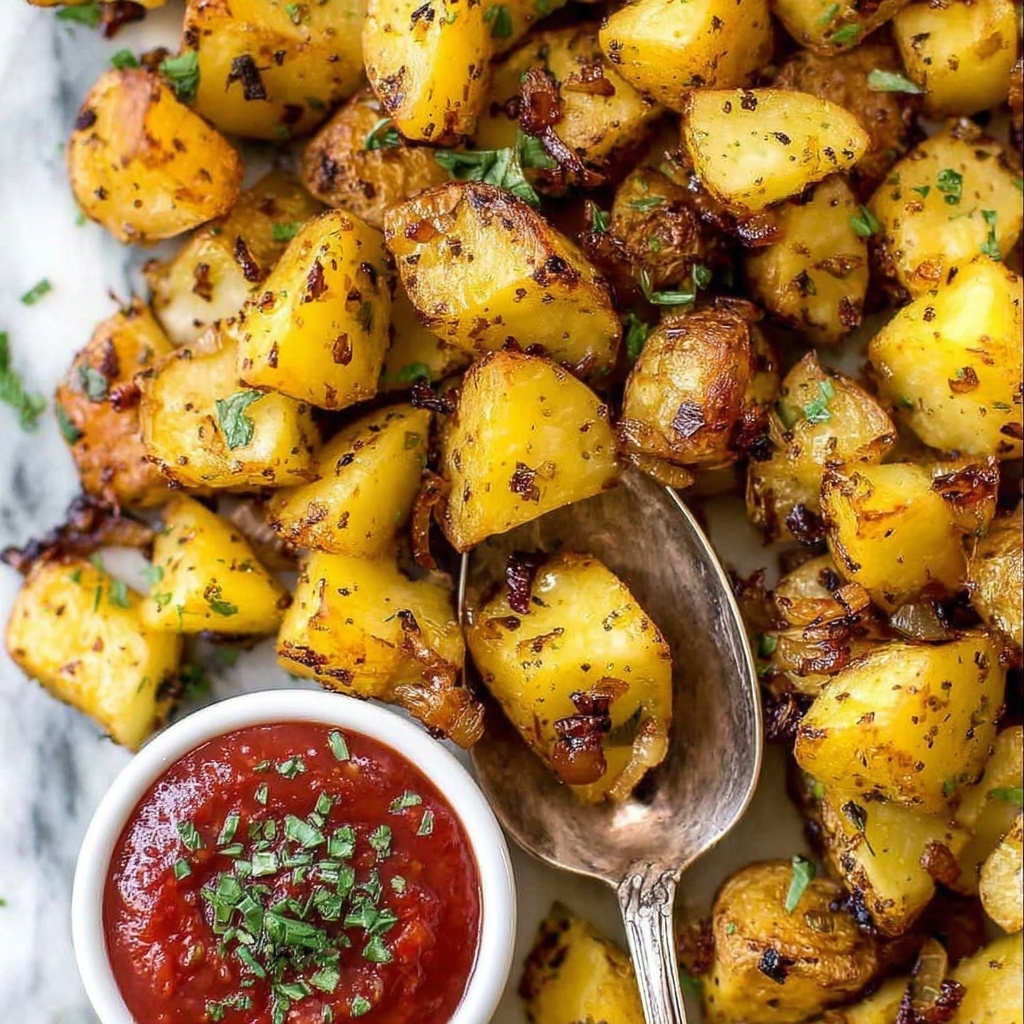 How to Make Crispy Home Fries with Onion and Thyme Recipe - Recipe Image
